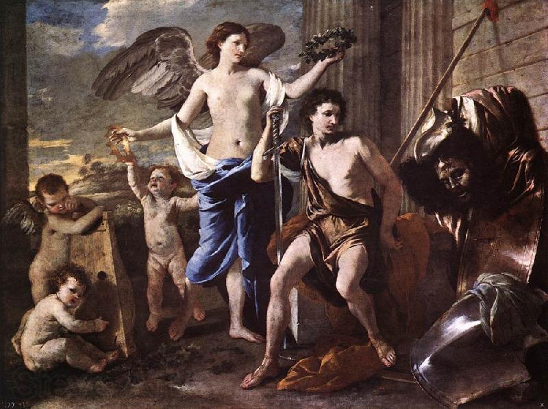 POUSSIN, Nicolas The Triumph of David a